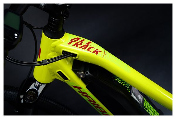 Prodotto ricondizionato - Bambino MTB elettrica Haibike AllTrack Kids Shimano Altus 9V 400 Wh 24'' Lime Yellow 2023 9 - 12 Anni