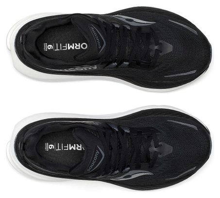 Saucony Hurricane 24 Schwarz/Weiß Damen Laufschuhe