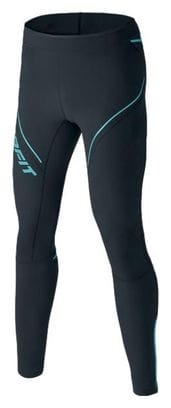 Blauwe Dynafit Winter Running thermo lange heren tights