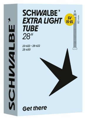 Schwalbe Extra Light SV15-EL Schlauch 700 mm Presta 80 mm