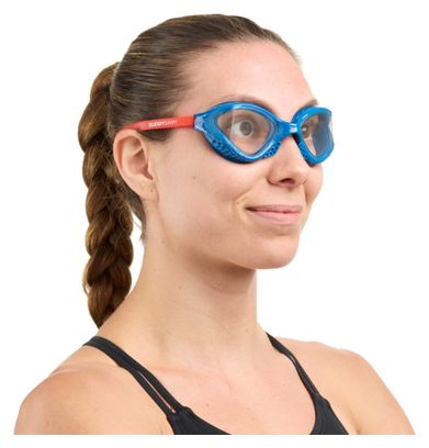 BuddySwim Ozean Zwembril Blauw-Rood/Clear