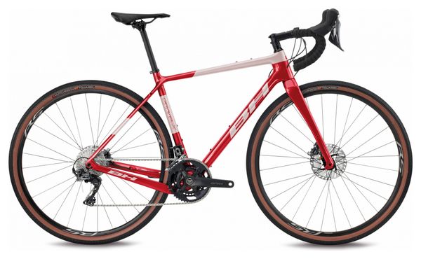 Bicicleta de Grava BH GravelX Evo 3.5 Shimano GRX 11V 700 mm Rojo / Blanco 2022