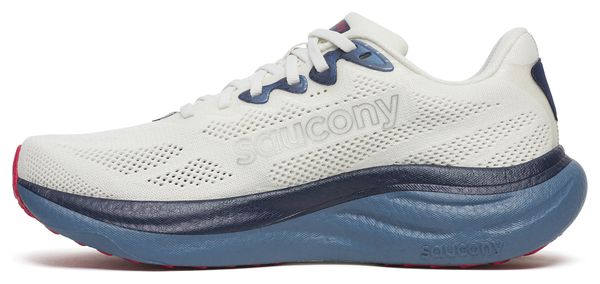 Saucony Ride 19 hardloopschoenen wit/blauw heren