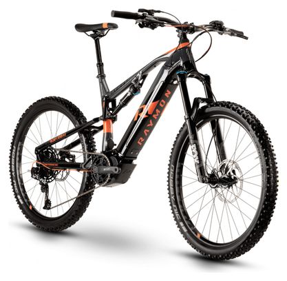 R Raymon FullRay E-Nine 8.0 Sram NX Eagle 12s Black / Orange 2020