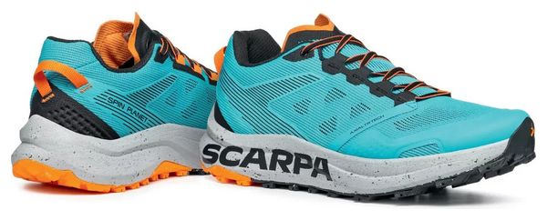 Scarpa Spin Planet Trailrunning-Schuhe Blau