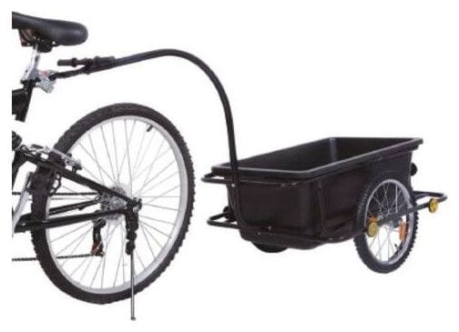 Remorque vélo Noir 90 Litres Avec Réflecteurs