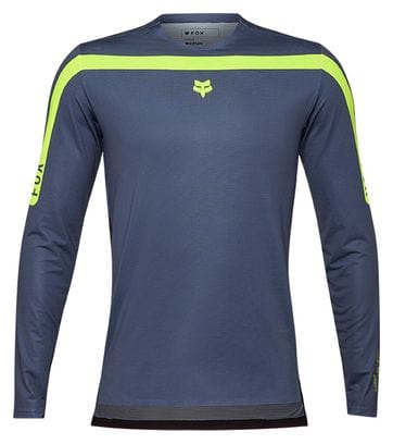 Fox Flexair Aviation Long Sleeve Jersey Green/Blue