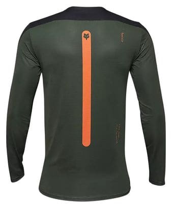 Fox Flexair Aviation Langarm Trikot Grün/Blau