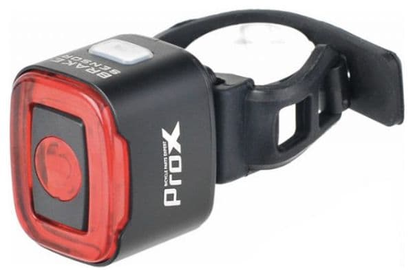 Feu arrière vélo rouge ProX 50 Lumen détecteur de freinage - COB-XPE LED