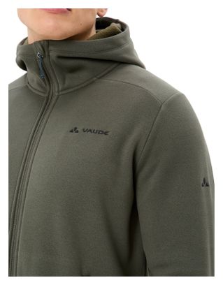 Felpa con cappuccio Vaude Idris Hoody verde da uomo