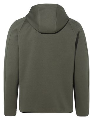 Felpa con cappuccio Vaude Idris Hoody verde da uomo
