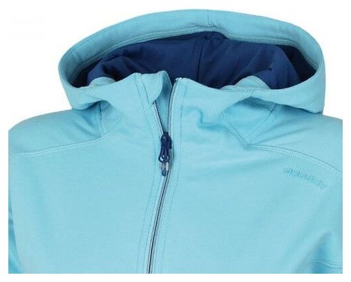 Sweat Husky Anah L pour femme avec capuche et fermeture éclair-Bleu clair