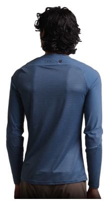 Fox Flexair Ascent Slate Blue Long Sleeve Jersey