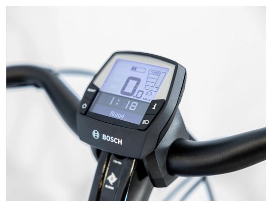 Vélo de Ville Électrique Trek Verve+ 2 Lowstep Shimano Acera/Altus 9V 400 Wh Bleu Alpine