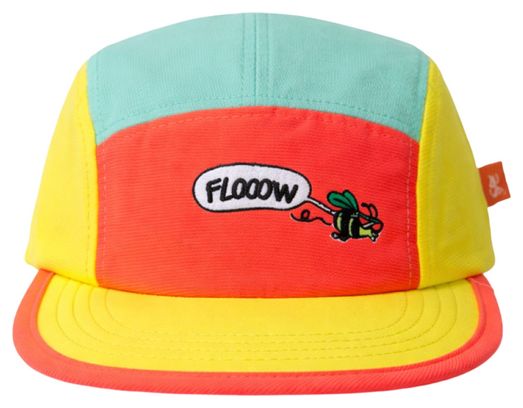 Cappellino BV Sport 5 Panel DBDB Flow Arancione/Giallo/Verde
