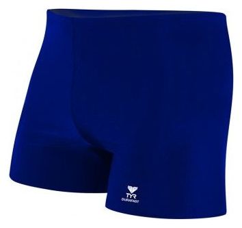 TYR Men's Solid Square Leg Swimsuit Blue