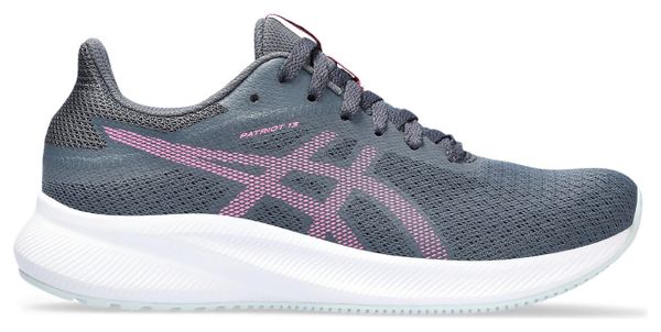 Asics Patriot 13 Grijs Roze Dames Hardloopschoenen