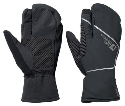 Jack Wolfskin Morobbia Lobster Gloves Black