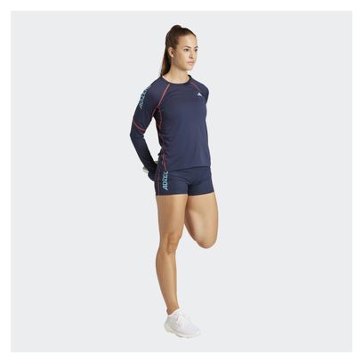<strong>adidas Performance adizero 5in Shorty Azul Mujer</strong>