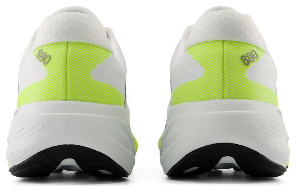Chaussures Running New Balance Fresh Foam X 880 v15 Blanc/Jaune Homme