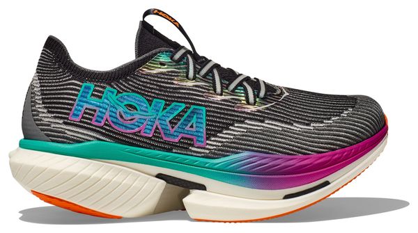 Chaussures Running Hoka Cielo X1 Noir/Vert/Rose Unisexe