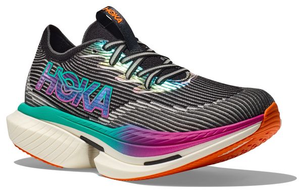 Hoka Cielo X1 Running Shoes Black/Green/Pink Unisex