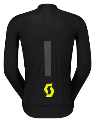 Scott RC Pro Warm Hybrid Windstopper Herren Langarm Jacke Schwarz/Gelb