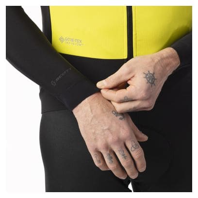 Men's Scott RC Pro Warm Hybrid Windstopper Long Sleeve Jacket Black/Yellow