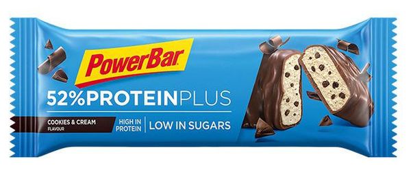 Barre Protéinée PowerBar 52% Protein Plus Cookie Crème 50 g