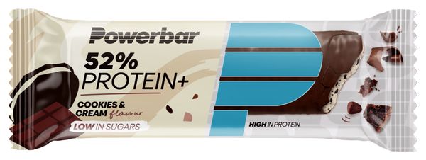 PowerBar 52% Protein Plus Protein Bar Cookies Cream 50 g