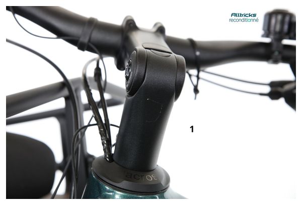 Vélo Cargo Longtail Électrique O2 Feel Equo Cargo Power 4.1 Shimano Deore 10V 720 Wh 20/26'' Vert Émeraude Pack Family | T.Unique 160/190 - Produit Reconditionné / Très bon État