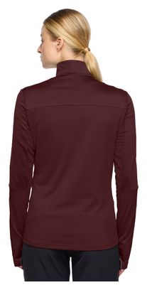 Pile Vaude Livigno Halfzip II Donna Rosso