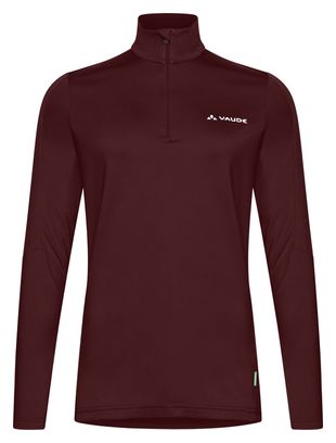 Pile Vaude Livigno Halfzip II Donna Rosso