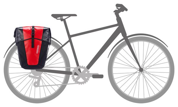 Ortlieb Back-Roller XL 70L (2x35L) QL2.2 Par de bolsas para bicicleta Rojo Negro