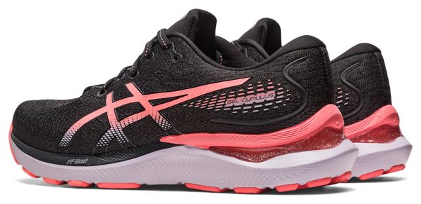 Asics Gel Cumulus 24 Running Shoes Black Pink Women's