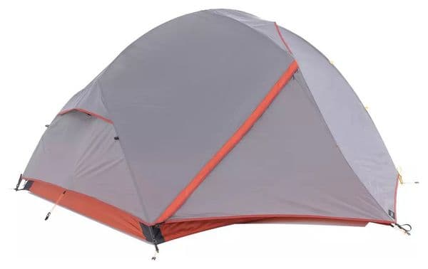 Tienda independiente para 3 personas Forclaz Trek 900 Gris Naranja