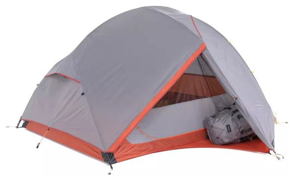 Tienda independiente para 3 personas Forclaz Trek 900 Gris Naranja