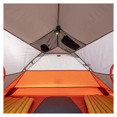 Tente Forclaz Trek 900 Autoportante 3 Personnes Gris Orange