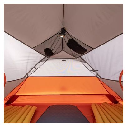 Tienda independiente para 3 personas Forclaz Trek 900 Gris Naranja