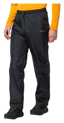 Jack Wolfskin Pantalones Rainy Day Negro