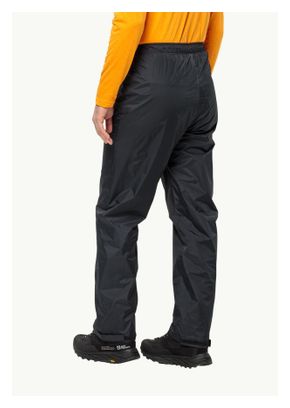 Jack Wolfskin Pantalones Rainy Day Negro