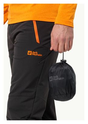 Jack Wolfskin Pantalones Rainy Day Negro