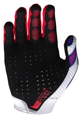 Gants Troy Lee Designs Air Blanc/Violet/Rouge