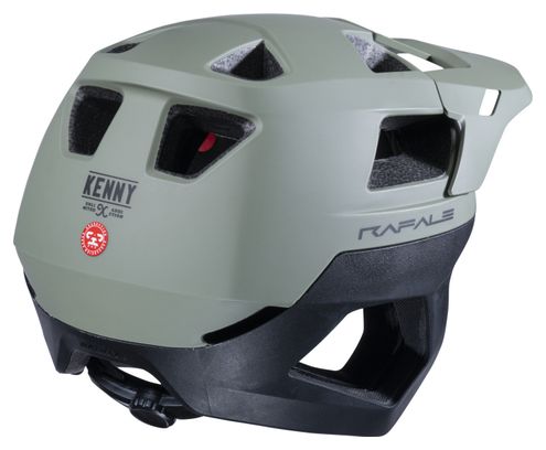 Helm Kenny Rafale Schwarz/Grün