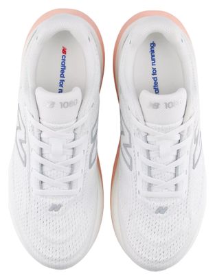 New Balance 1080 v15 White/Pink Women's Running Shoes