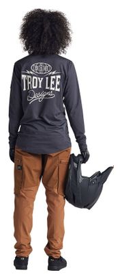 Troy Lee Designs Ruckus Ride Grijs T-shirt met lange mouwen