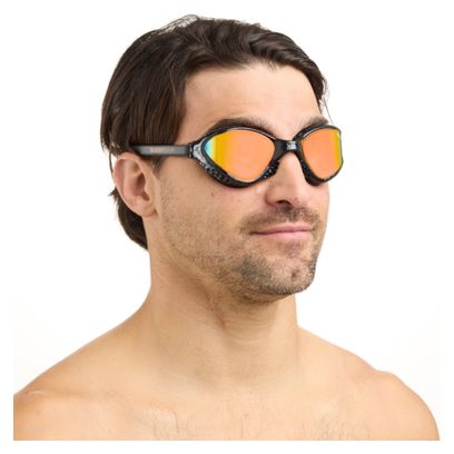 BuddySwim OzeanX Swim Goggles Black/Orange Mirror