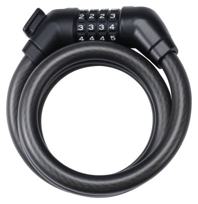 Antivol BBB CodeGuard Cable 15x1200mm Noir