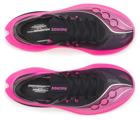 Chaussures Running Saucony Endorphin Pro 5 Rose/Noir Femme