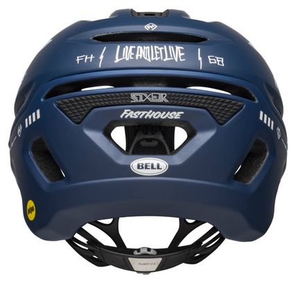 Bell Sixer Mips Fast House Helm Blauw / Wit 2022
